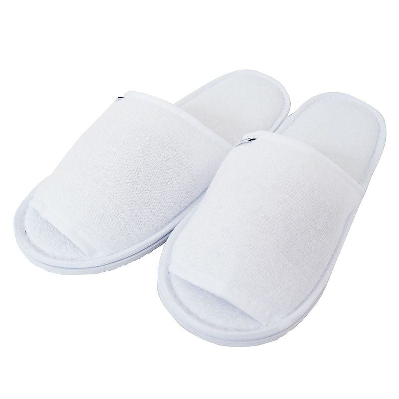 タオル地スリッパ 個包装 100足3