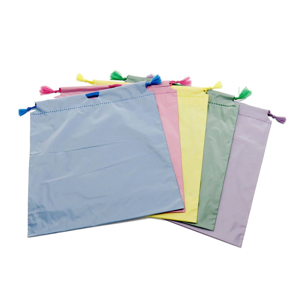 アメニティ3点セット 【ダブル生地ディープカラー巾着袋】5