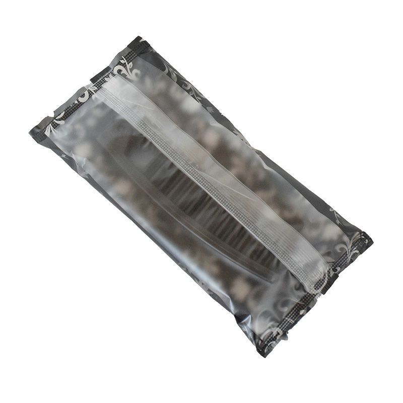 二つ折りスリムブラシ プレザントリーシリーズ【黒】2