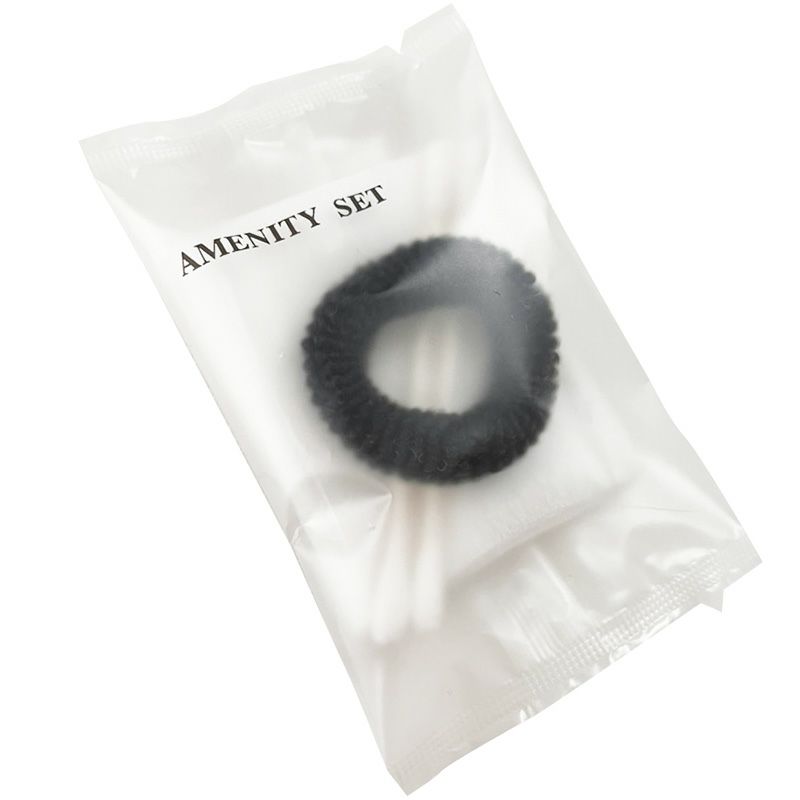 コットン・綿棒・ヘアゴム小 クリアマットシリーズ 2000個2