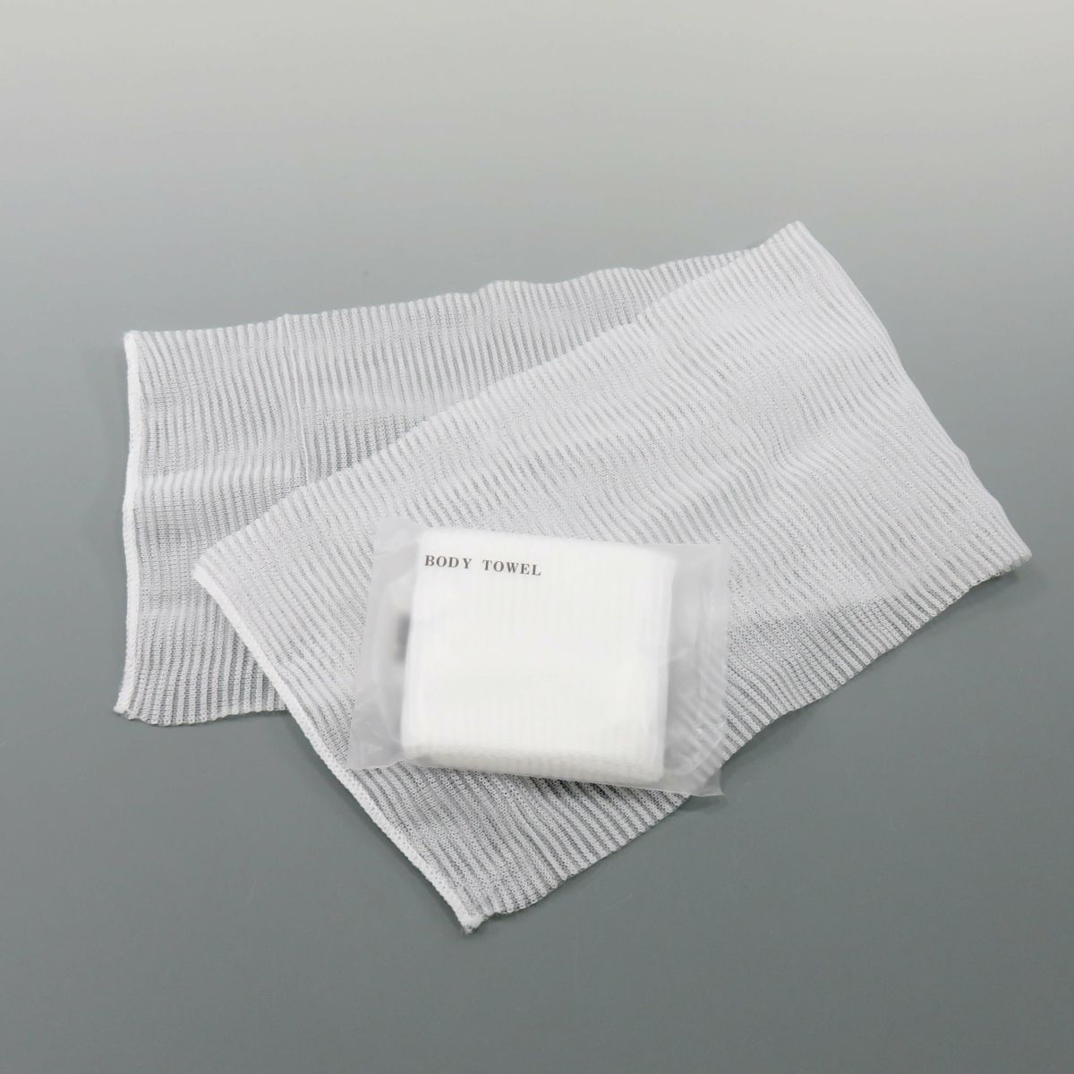 エコテックスボディタオル【大】 クリアマットシリーズ4