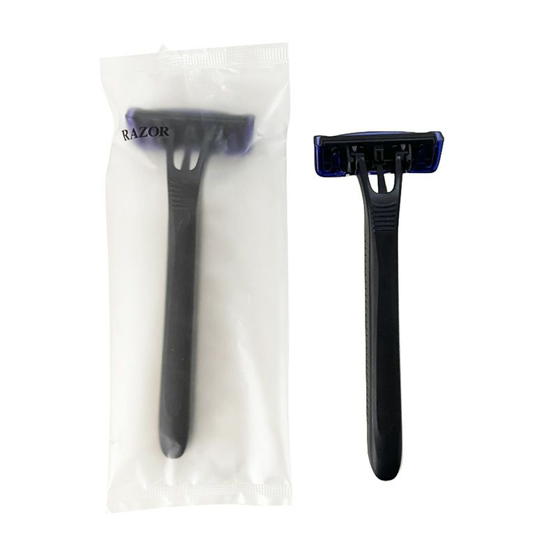 カミソリ3枚刃(黒) クリアマットシリーズ 1600個1