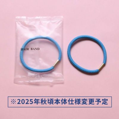 金具付ヘアーゴム 5色アソート クリアマットシリーズ 1000個
