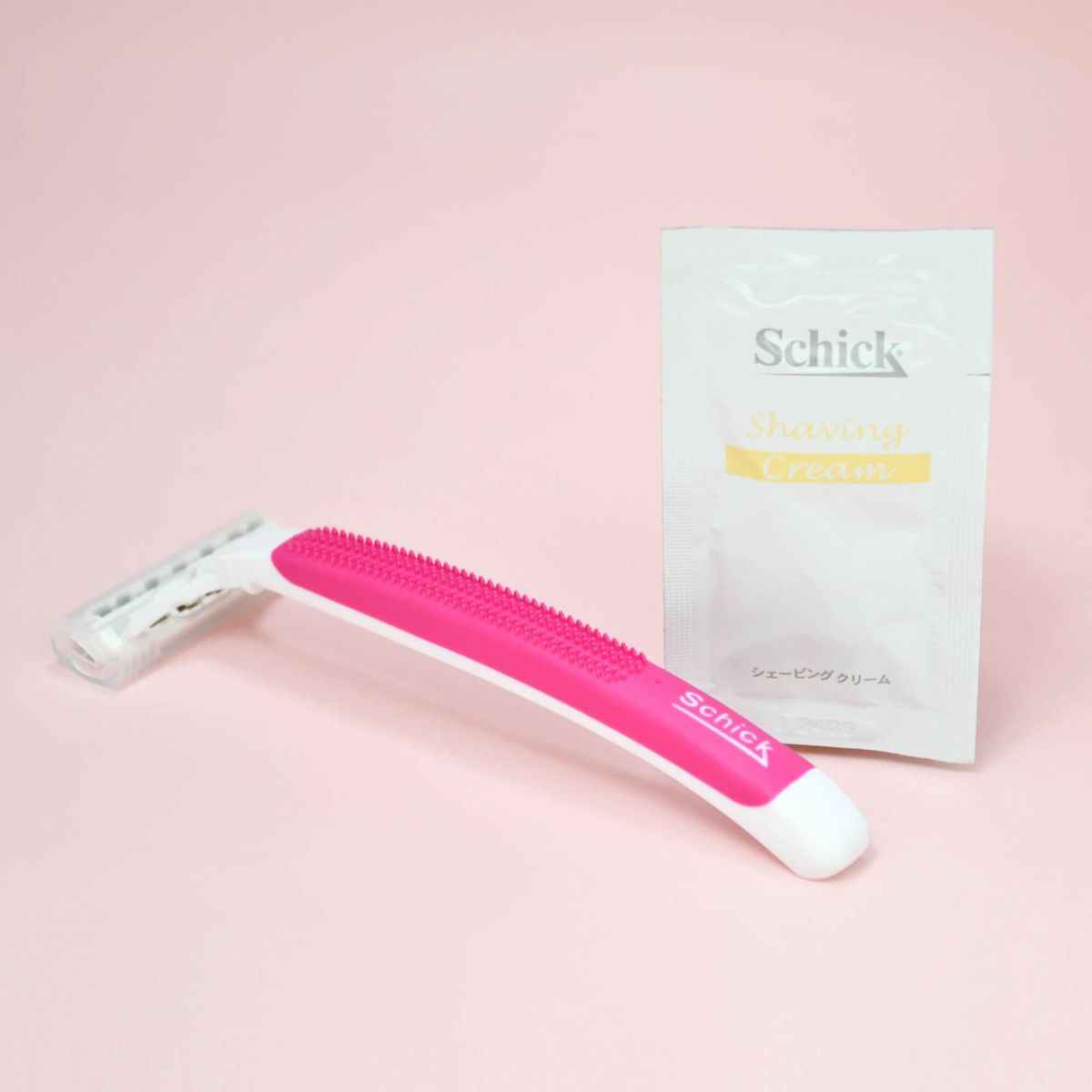 シック2枚刃 ワイヤー付き(クリーム付き) 女性向け販売セット2