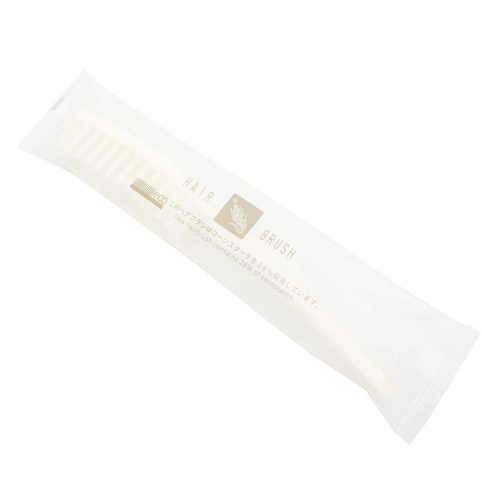 エコヘアブラシ コーンスターチ配合 500個2