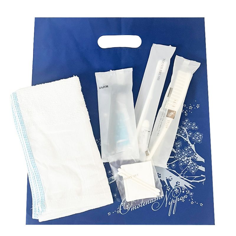 アメニティ6点セット 【梨地ステンドバッグ】