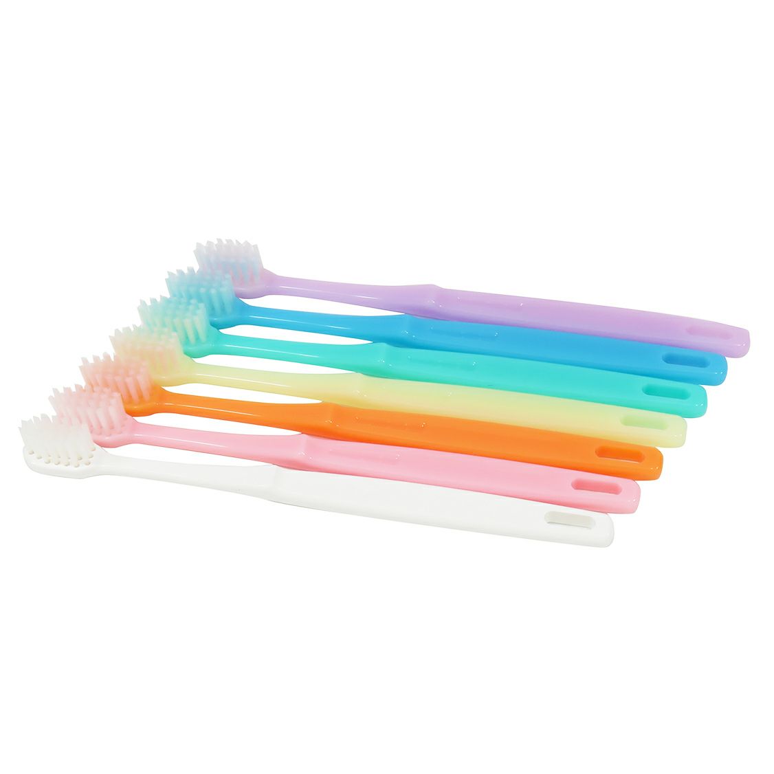 国産ハブラシ24穴-3g 7色アソート クリアマットシリーズ 2000本4