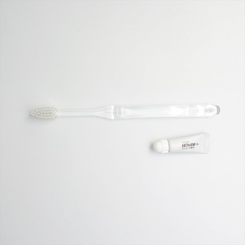 国産ハブラシ28穴-3g クリアハンドル クリアマットシリーズ 1000本3