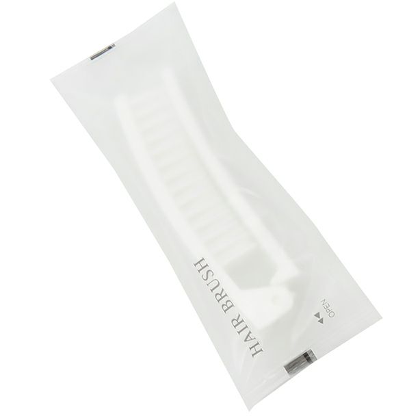 二つ折りスリムブラシ クリアマットシリーズ 500個2