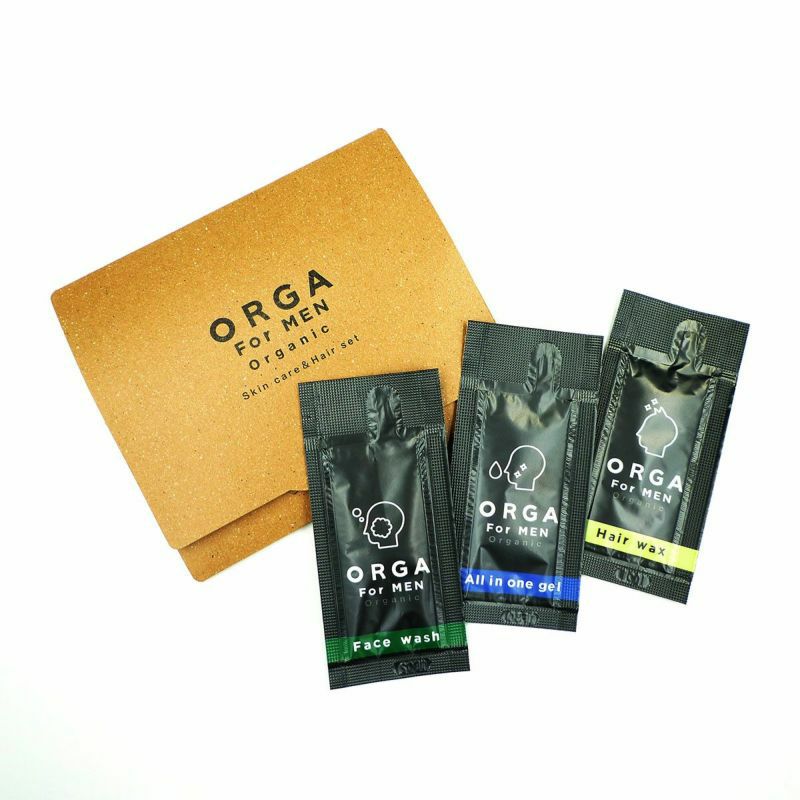 メンズオーガニック化粧品 ORGA【オーガ】 台紙付き 132組　1