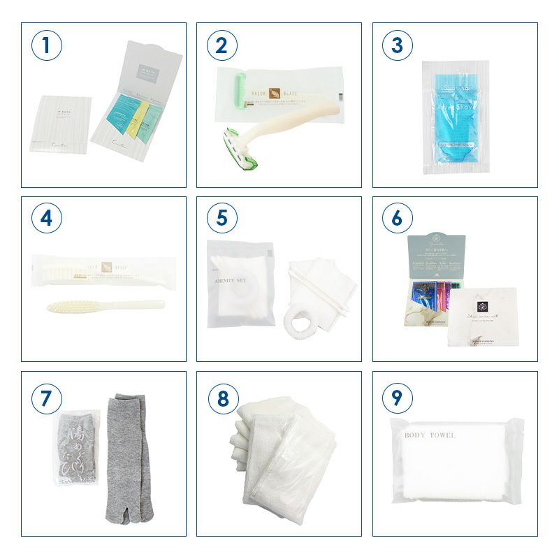 お持ち帰りアメニティセット　中身選択式4