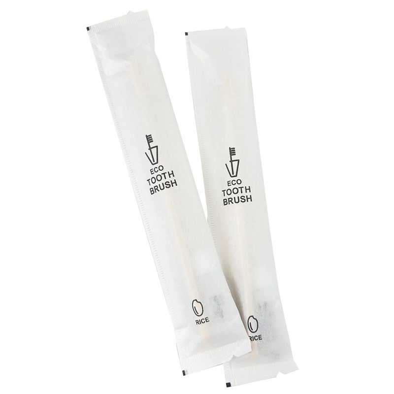 先細ハブラシセット24穴-3g 食用外米35%配合 ECO紙シリーズ 2760本