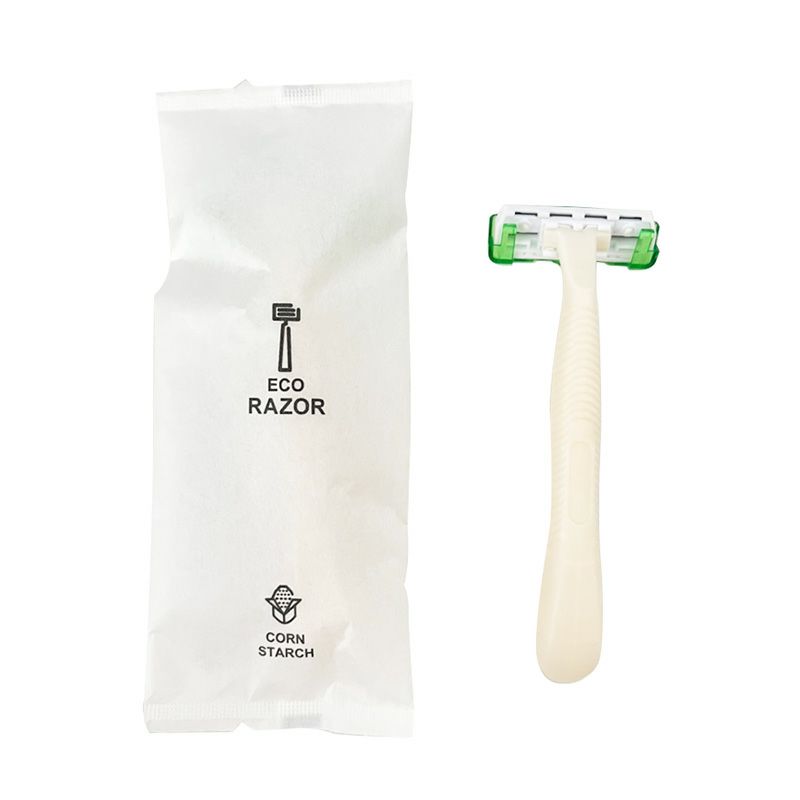  エコカミソリ3枚刃 コーンスターチ30%配合 ECO紙シリーズ 2000本
